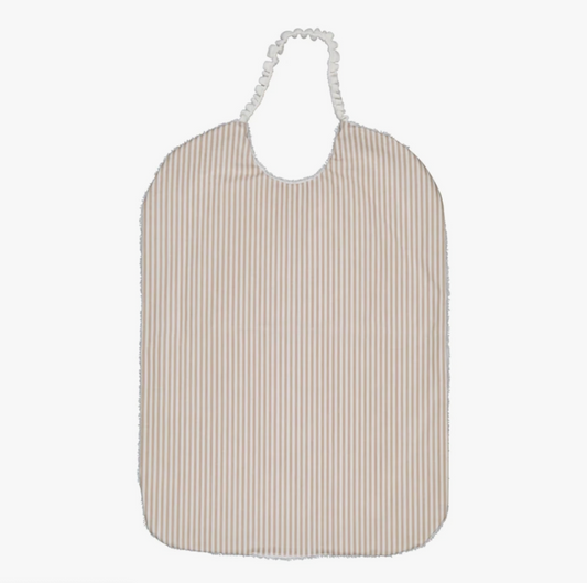 Waterproof Elastic Bib - Sand Stripes