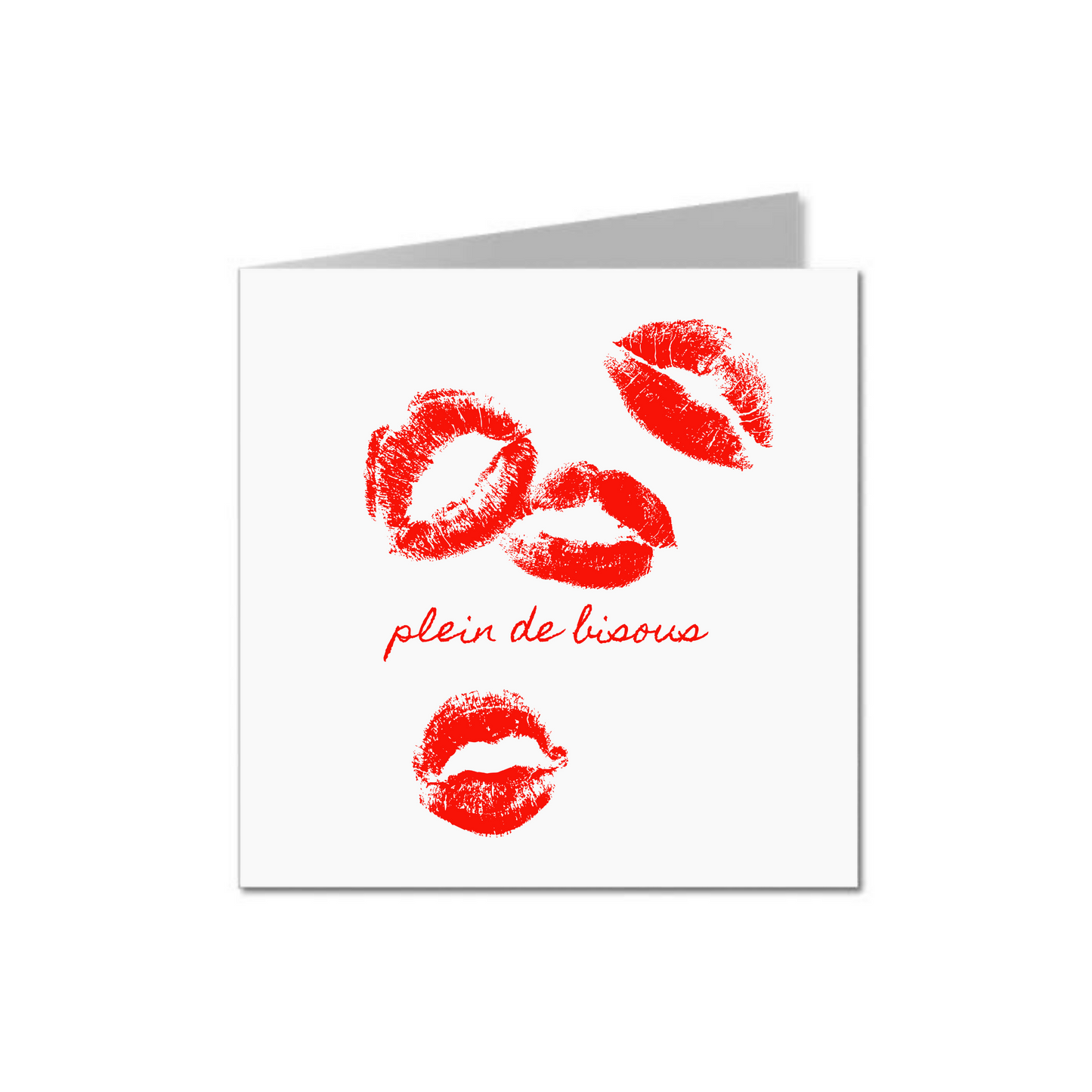 'Plein de Bisous' Card