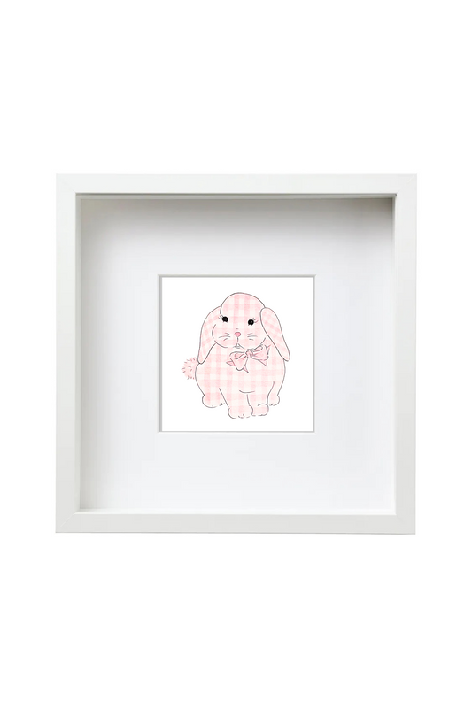 Bunny Gingham Print