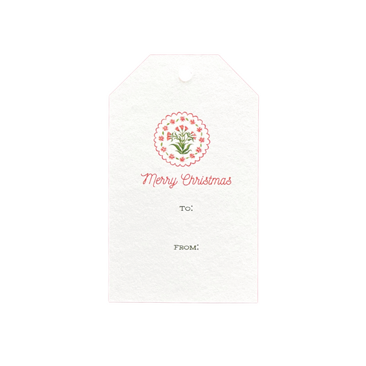 Poinsettia Gift Tags