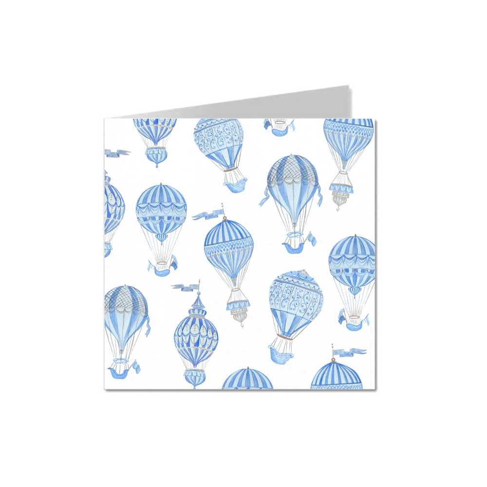 Blue Balloons Card