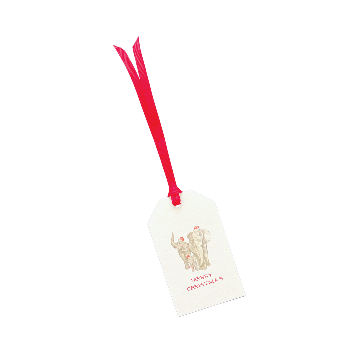 Elephant Christmas Gift Tags