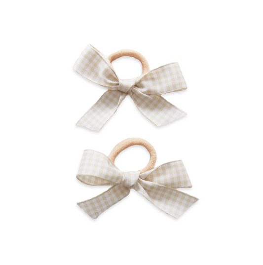 Gingham Hair Ties