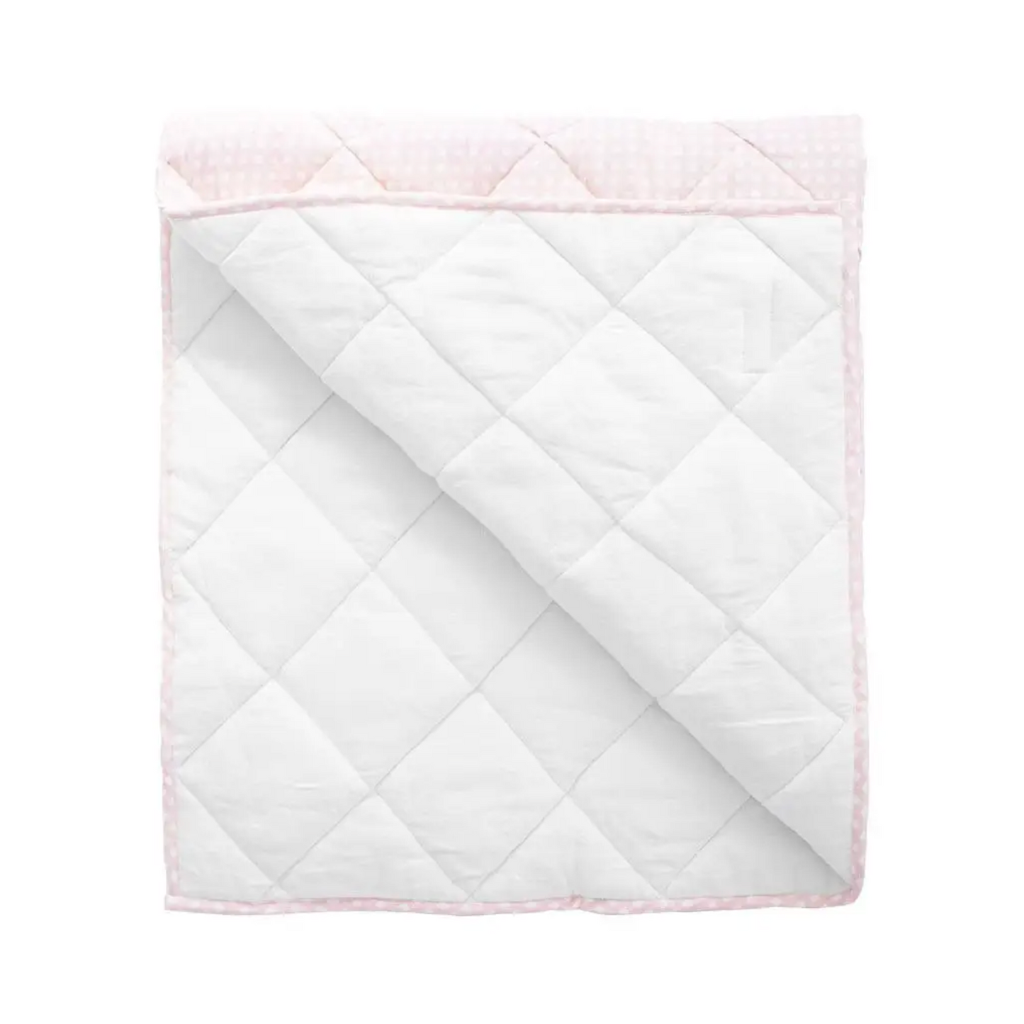 Play Mat & Blanket - Dust Pink Gingham