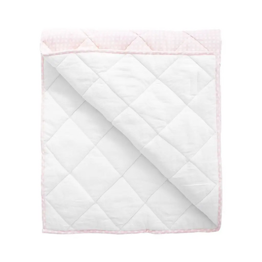 Play Mat & Blanket - Dust Pink Gingham