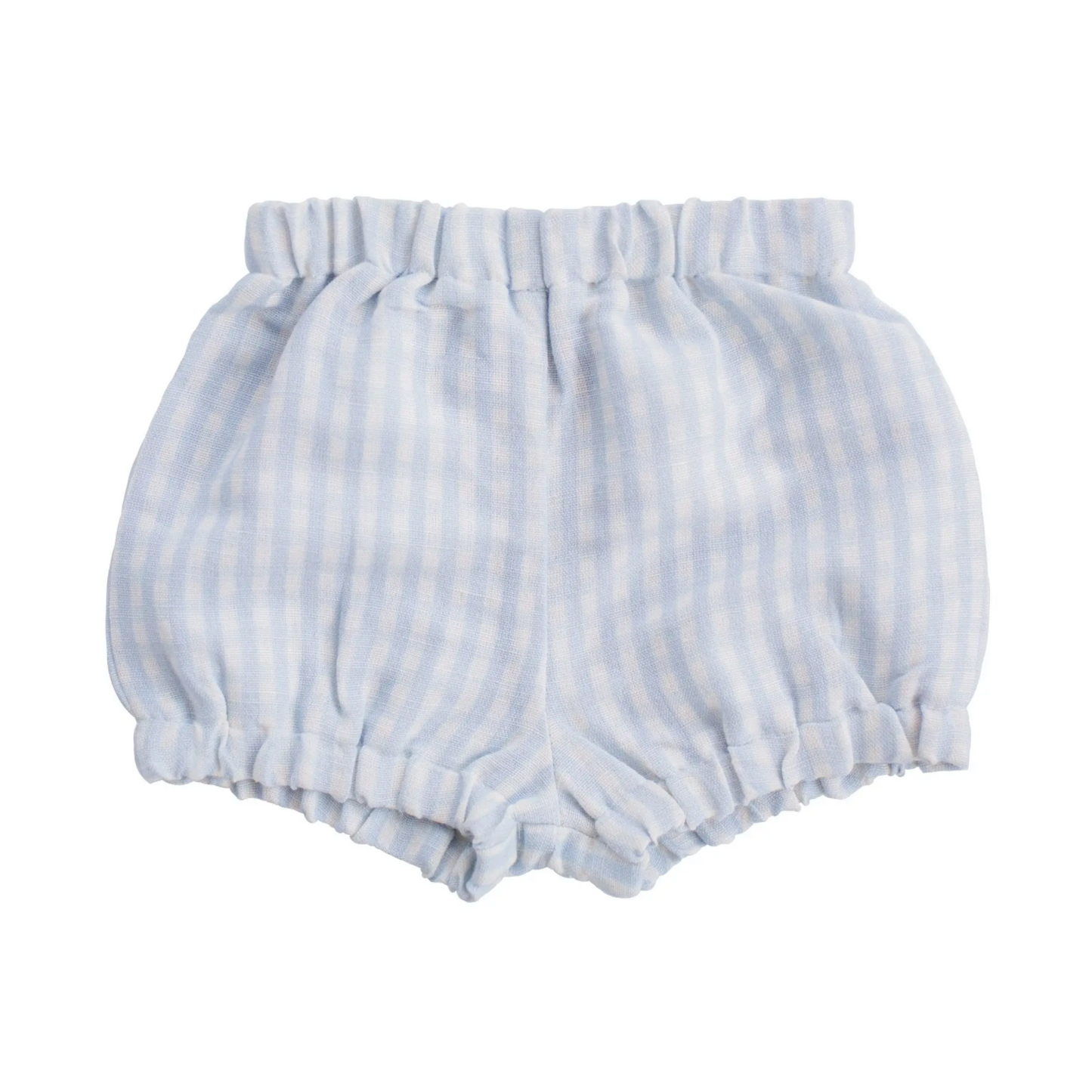 Shorts - Pale Blue Gingham