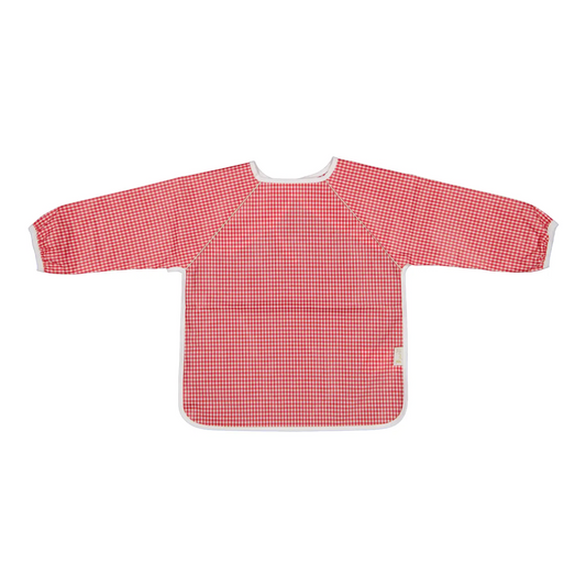 Waterproof Apron Bib - Red Gingham