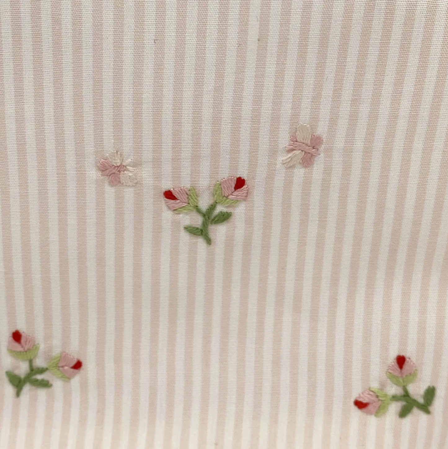 Tissue Box Cover - Pink/Rosebuds