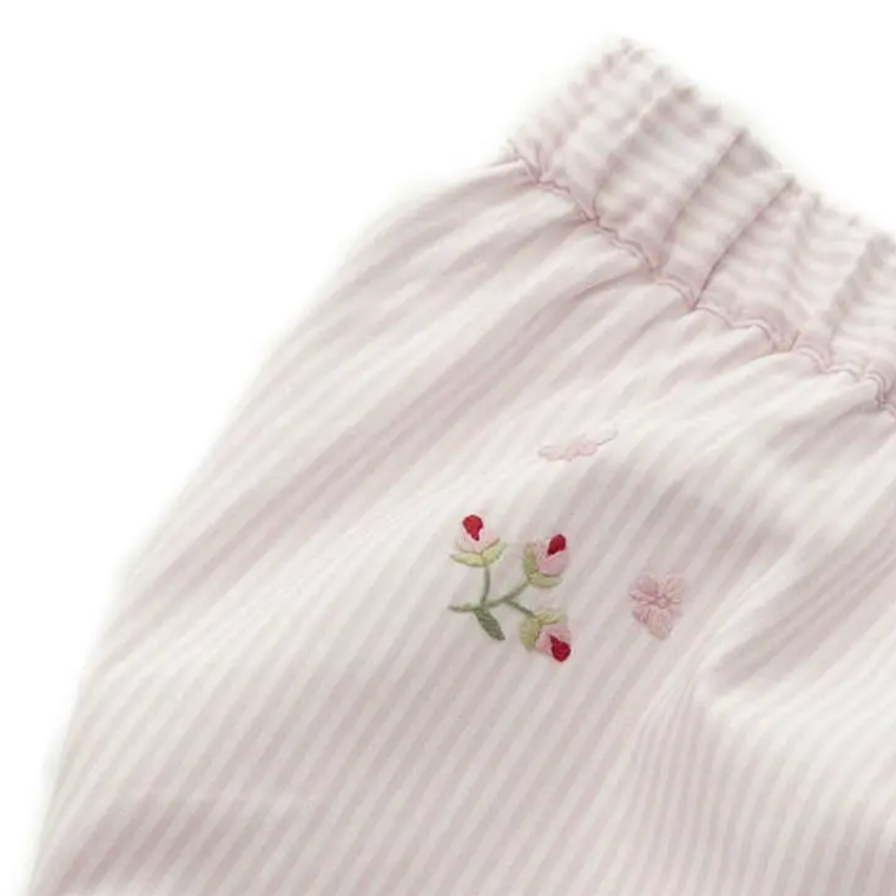 Embroidered Diaper Cover - Rosebuds