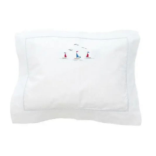 Baby Pillowcase - Nautical Blue