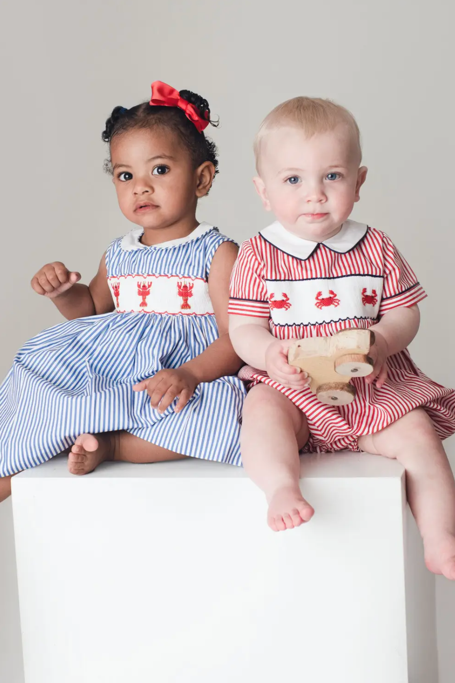 Lobster Smocked Dress