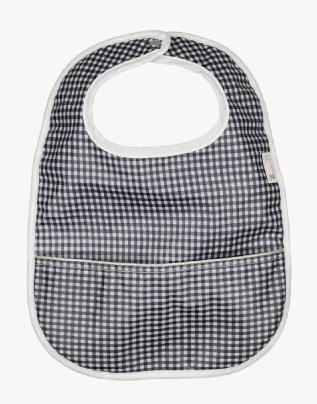 Waterproof Bib - Gingham Ink