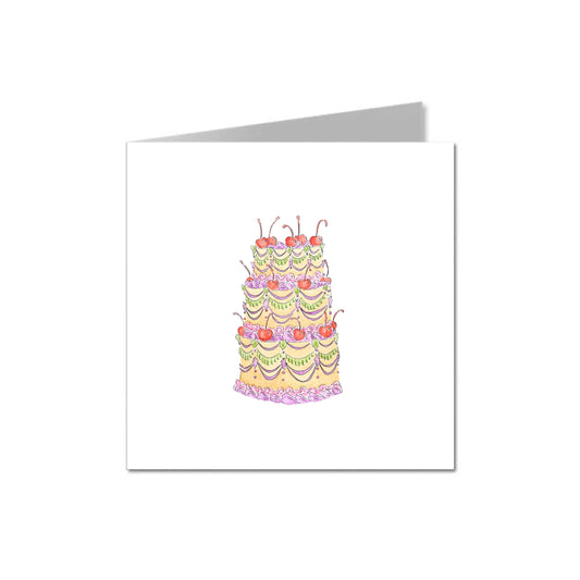 Vintage Cake Card