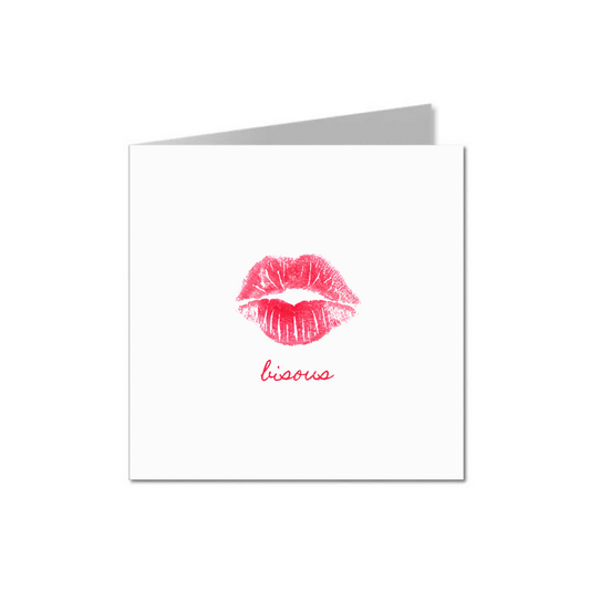 'Bisous' Card