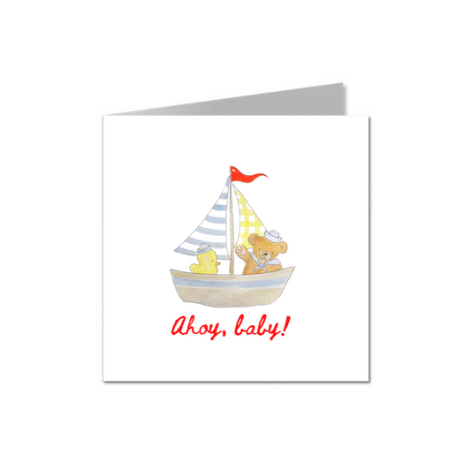 Ahoy, baby! Card