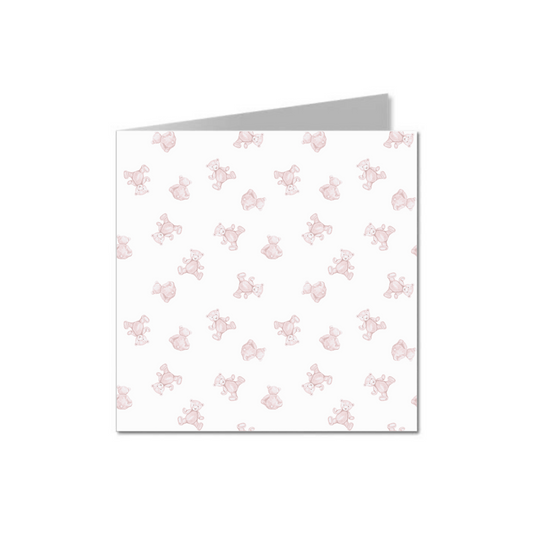 Tiny Teddies Card - Pink