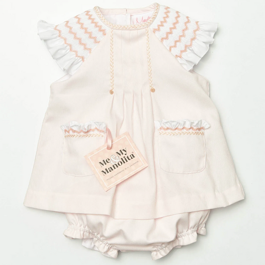 Emi Pink Bloomer Set