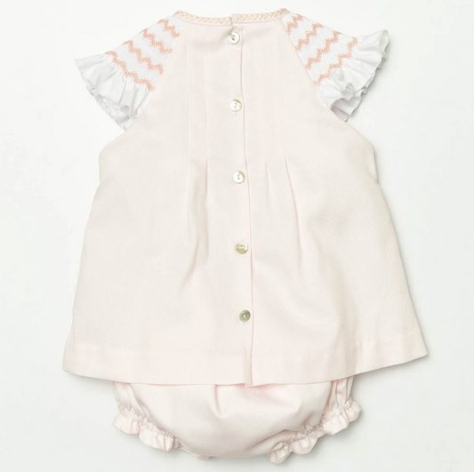 Emi Pink Bloomer Set