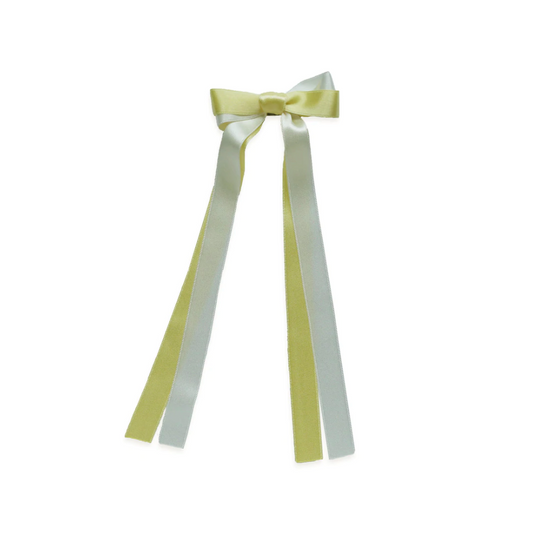 Double Pastel Satin Bow