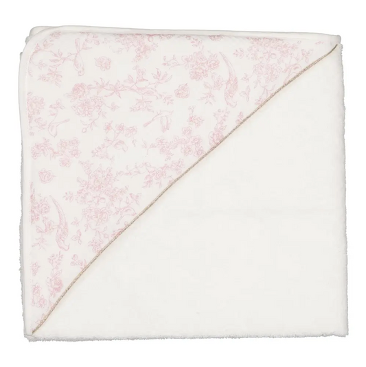 Bath Cape - Pink Jouy