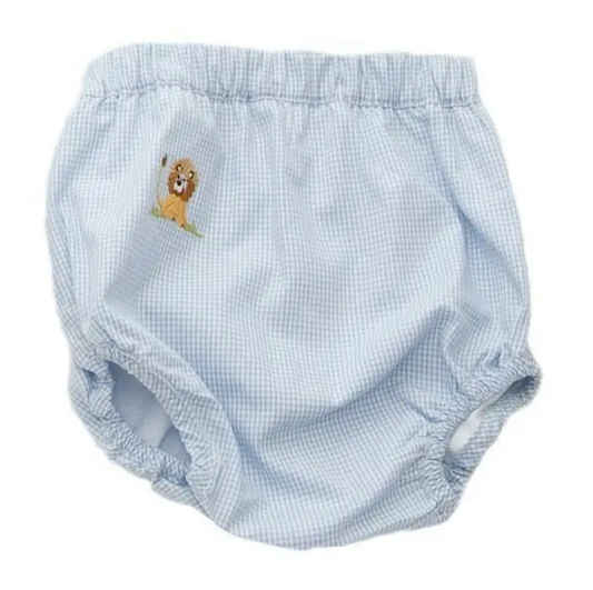 Embroidered Diaper Cover - Lion