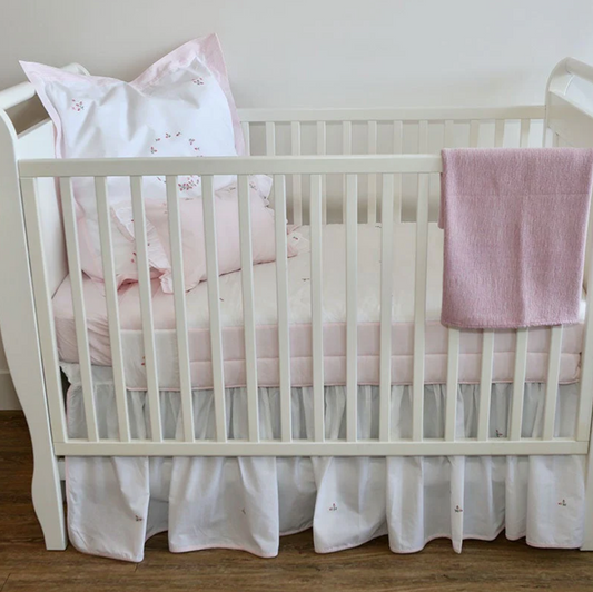 Crib Quilt - Rosebud Pink